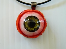 Realistic Human/zombie Eye Pendant for Halloween, Cos Play (Infected Green 26mm) - £12.98 GBP