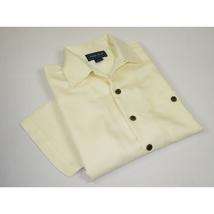 Men's Short Sleeves Summer Shirt by Indygo Smith Soft Rayon Blend 828-62 Cream image 3