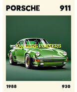 PORSCHE 911 TURBO 930 1988 - by Alice Castello - KRUGERS POSTERS - €16,50 EUR+