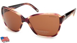 New Tiffany &amp; Co. TF4070-B 8081/B1 Tortoise / Brown Lens Sunglasses 60-14-130mm - £121.79 GBP