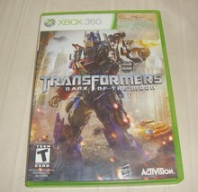 TRANSFORMERS Dark of the Moon Xbox 360 Disc , Case &amp; Manual - £10.86 GBP