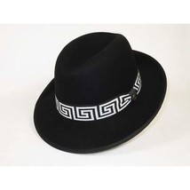 Bruno Capelo Hat Australian Wool Fedora Princeton Elite PRE500 Black White image 2