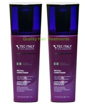 2 QTY Tec Italy Riccioli Conditioner, Curl Definition &amp; Moisturizer 10.1 oz - £27.68 GBP