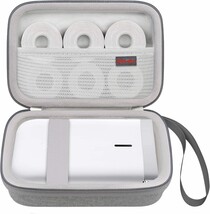 Elonbo Carrying Case For Vretti Portable Thermal Printer Tp6 / Tp6S,, Grey - $38.97