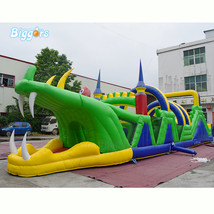 Commercial Inflatable Obstacle Course Bounce House with Blower image 2