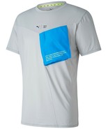 PUMA 519453 First Mile Xtreme Tee Shirt Gray Blue ( L ) - $1,353.59 MXN