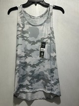 Women&#39;s Athletic Works Gray White Camo Moisture Wick Racer Back Tank Top... - £3.86 GBP