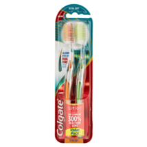 Colgate Slim Soft Advanced Toothbrushes Value 2 Pack – Ultra Soft - £57.92 GBP