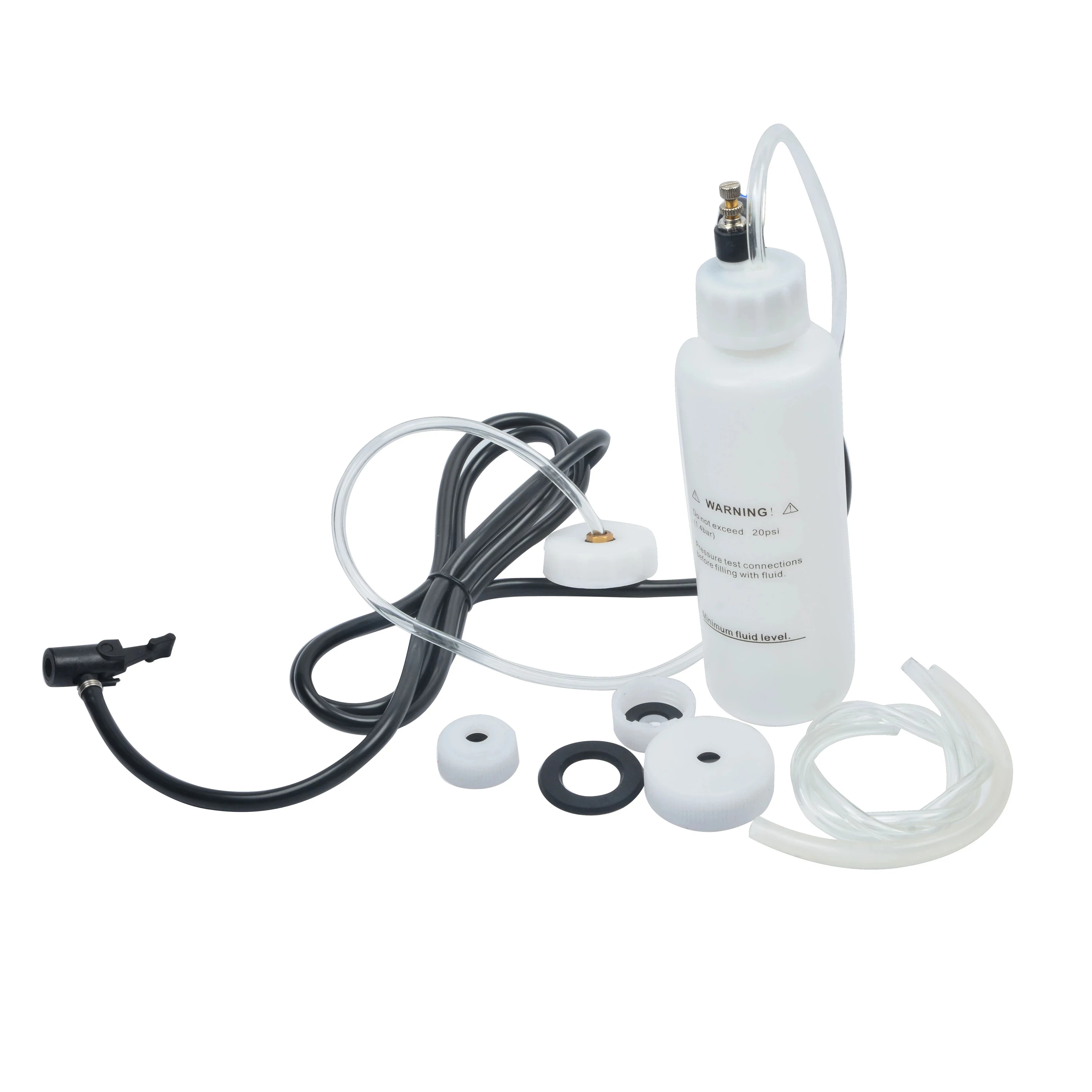 Car Brake Bleeding &amp; Clutch Fluid Bleeder Kit Vacuum Tool Pump For Home DIY Us - £24.48 GBP