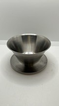Leonard Gravy Bowl 18/8 Stainless Steel with Attached Underplate 1 - £7.55 GBP