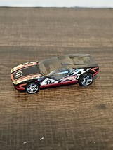 Hot Wheels La Fasta Black with Red Checkers 9 Vintage - $2.29