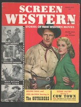 Screen Western Stories #1-Spring 1950-Arlene Dahl-Joel McCrea-Roy Rogers-B-We... - £150.23 GBP