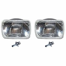 OCTANE LIGHTING 7X6 Stock Style Glass Lens Headlight Metal Headlamp H4 H... - £27.55 GBP