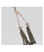 Handmade Bird Beak Bone Earring with Chains | Occult Accessories | Gothi... - $22.00