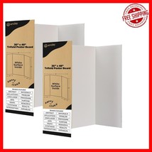 Elegant White Presentation Boards 36&quot; x 48&quot; - Perfect for Projects &amp; Exh... - $912.40 MXN