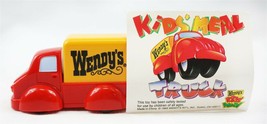 VINTAGE 1993 Wendy&#39;s Restaurant Kids Meal Toy Truck - £11.86 GBP