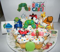 The Very Hungry Caterpillar and Friends World of Eric Carle Deluxe Cake Toppers - £12.74 GBP