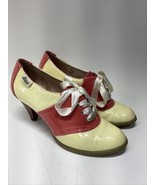 Rachel Antonoff x Bass womens heeled saddle shoes Cream/Pink Size 7.5 N - £58.76 GBP