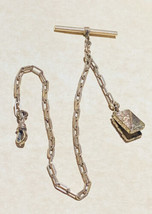 antique gold filled watch fob 11” - £106.19 GBP