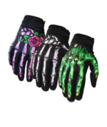 Motorcycle Full Finger Skeleton Gloves for Men Motorbike Motocross Ridin... - $13.67 CAD