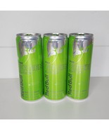 3- Red Bull Kiwi Apple Green Edition Can 12oz Energy Drink Full New Collectible - $349.99