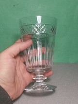 14 oz Crystal Goblet Glass Water Beverage Vintage Elegant Exclusive  - £19.15 GBP