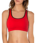 Fruit of the Loom 9012R womens 50 Tank Style Cotton Sports Bra Red Hot S... - $8.90