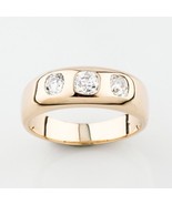 Authenticity Guarantee 
 1.00 carat Diamond Three Stone 14k Yellow Gold ... - £3,929.65 GBP