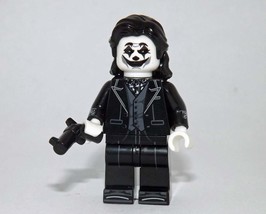 Joker Movie Batman Black Outfit Building Minifigure Bricks US - £5.62 GBP