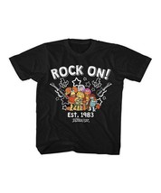 American Classics Fraggle Rock Black Guitars &amp; Stars Tee Kids XL - $11.21