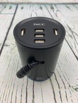 50W 10A 5 Port Smart USB Car Charger Cup Shaped Design Retractable Cable - £18.68 GBP