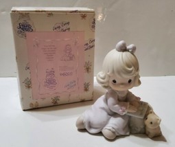 Precious Moments 1994 You Fill The Pages of My Life 530980 Members Only Girl Dog - £22.15 GBP