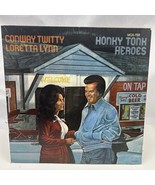 Conway Twitty &amp; Loretta Lynn - HONKY TONK HEROES - Vinyl LP MCA-722 - $34.04