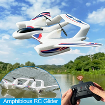 Amphibious Waterproof Gyro Stabilized Foam Fixed-Wing Glider Aircraft RC... - £44.69 GBP