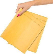 10 Yellow Kraft Bubble Padded Envelopes Mailers Self-Sealing 8.5x11 - £7.22 GBP