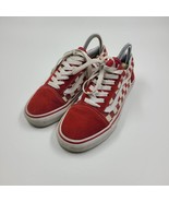 Vans Off The Wall Old Skool Low Red Checkered Sk8 Skate Shoes Size 5 M 6... - £18.73 GBP