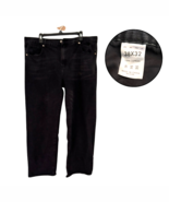 MNML Men’s 38x32 Black Denim Jeans 100% Cotton Straight Leg Dark Wash - $604.52 MXN