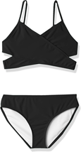 Kanu Surf Girls Coral Reef Beach Sport Wrap Around Bikini 2-Piece Swimsuit - £31.38 GBP