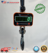 5 Yr Warranty “Big Lift” Crane Scale 1,000 lb x 2 lb (500 kg) with Remote - $499.00