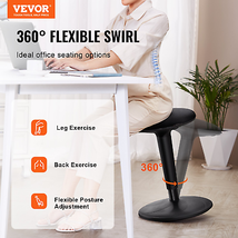 VEVOR Wobble Chair Height-Adjustable (21.7-28.3&quot;) Active Chair Age 12-18... - £55.58 GBP