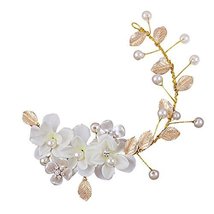 Korea Style Hand Made White Flower Wedding Head Decoration Hair Beauty