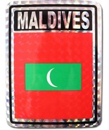K&#39;s Novelties Wholesale Lot 12 Maldives Country Flag Reflective Decal Bu... - $17.49 CAD
