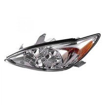Headlight For 2002-2004 Toyota Camry Driver Side Chrome Housing Clear Lens -CAPA - $156.37