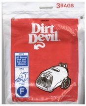 Dirt Devil Royal Vacuum Bag Type F Fits Royal Carded - $19.49