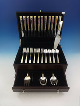 Golden Scroll by Gorham Sterling Silver Flatware Set For 12 Service 53 Pieces - $4,853.32 CAD
