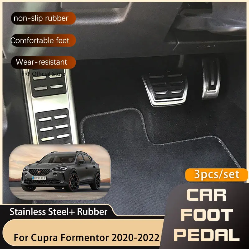  cupra formentor 2020 2021 2022 accelerator gas brake footrest stainless steel non slip thumb200