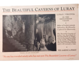 1930 - Beautiful Caverns Of Luray VA Tourist Book Marken &amp; Bielfeld Pub - $50.44
