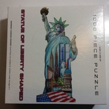 Statue of Liberty Shaped 1000 Piece Jigsaw Puzzle COMPLETE 42” - $6.76