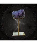 Brass Display Stand For Crystal Rocks &amp; Geodes. DIY Multi- Purpose &amp; Adj... - $898.59 MXN