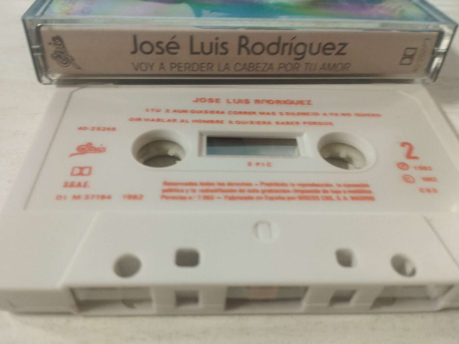 JOSE Luis Rodriguez el Puma Voy A Loss The Head By tu amor - Cinta Cassette Item image 3